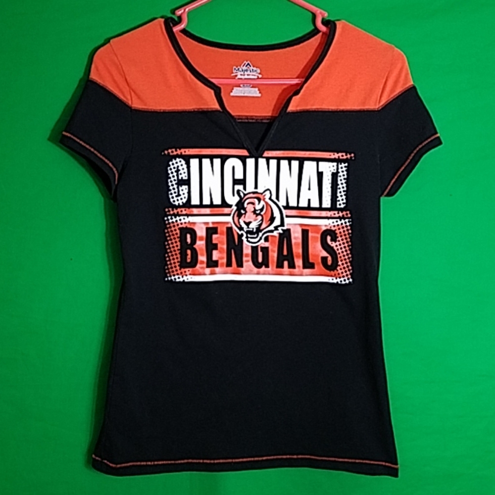 Women's Majestic Cincinnati Bengals Top